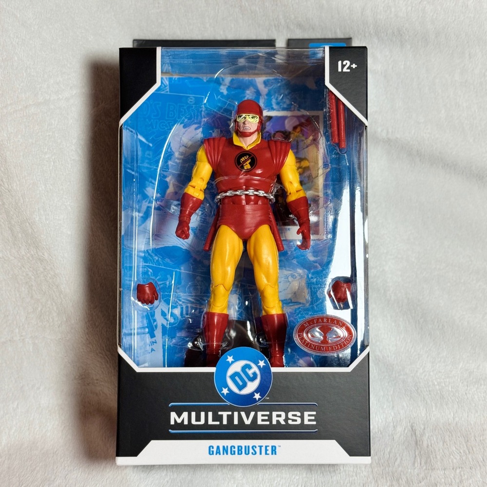 NEW McFarlane DC Multiverse GANGBUSTER (DC Classic)RED Platinum 7" Action Figure
